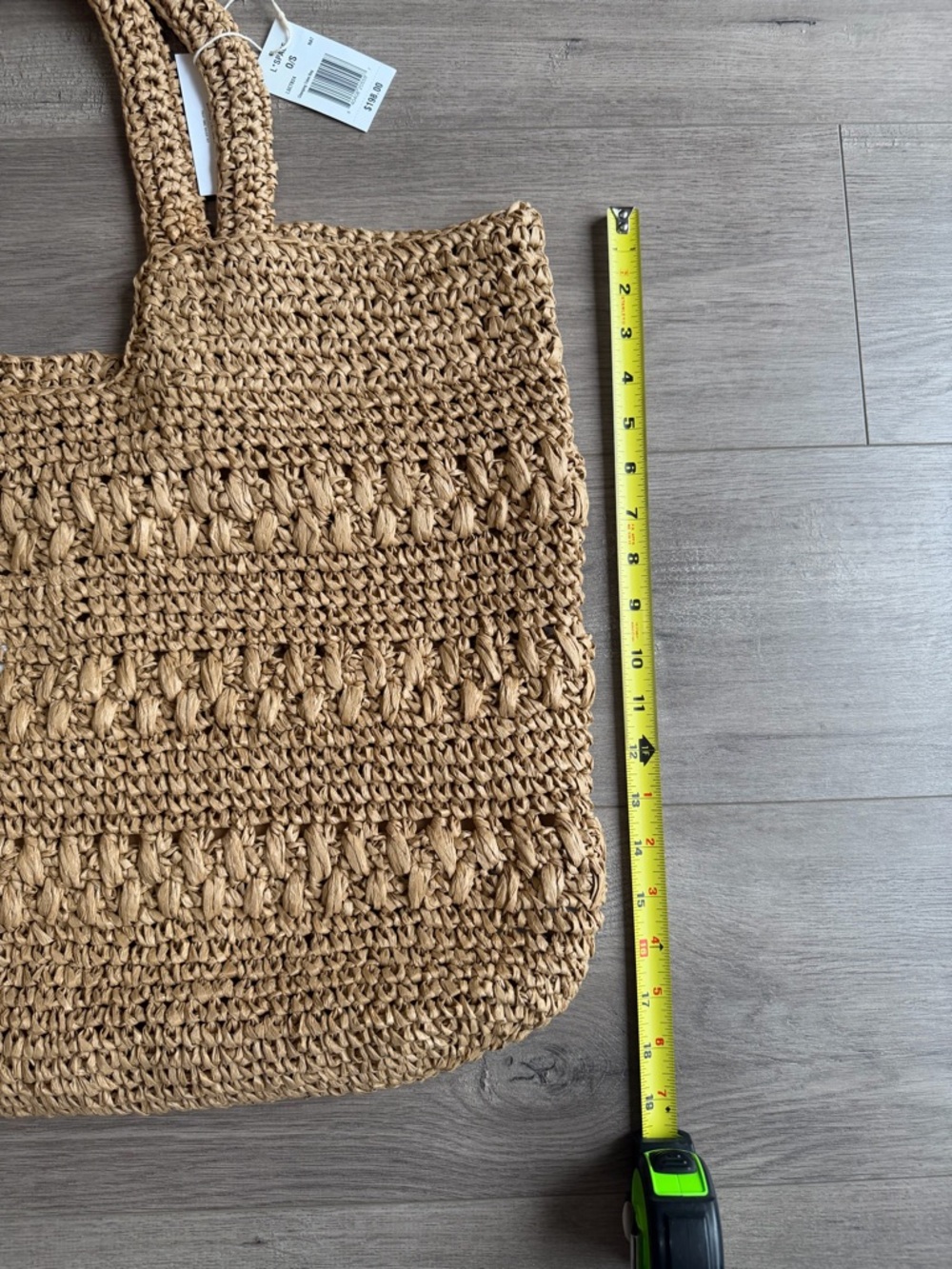 L*SPACE Changing Tides Oversized Bag - natural - 100% raffia - Picture 2 of 9